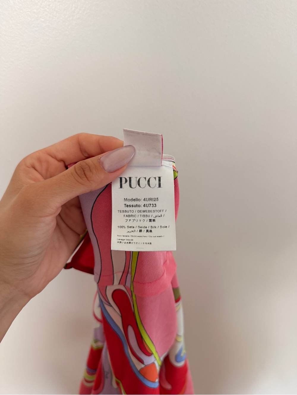 Emilio Pucci Silk Pattern Maxi Dress Size US 6 - Picture 8 of 9